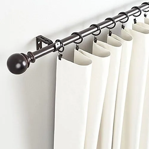 30 Pack Curtain Rings with Clips Hooks