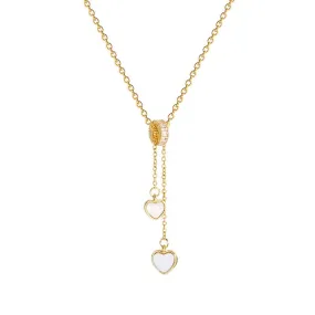 316L Stainless Steel Niche Design Love Shell Girl Necklace