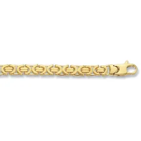 9ct Gold Gents Byzantine Bracelet