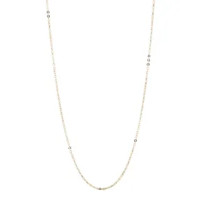 9kt Gold Diamond Cut Chain Necklace