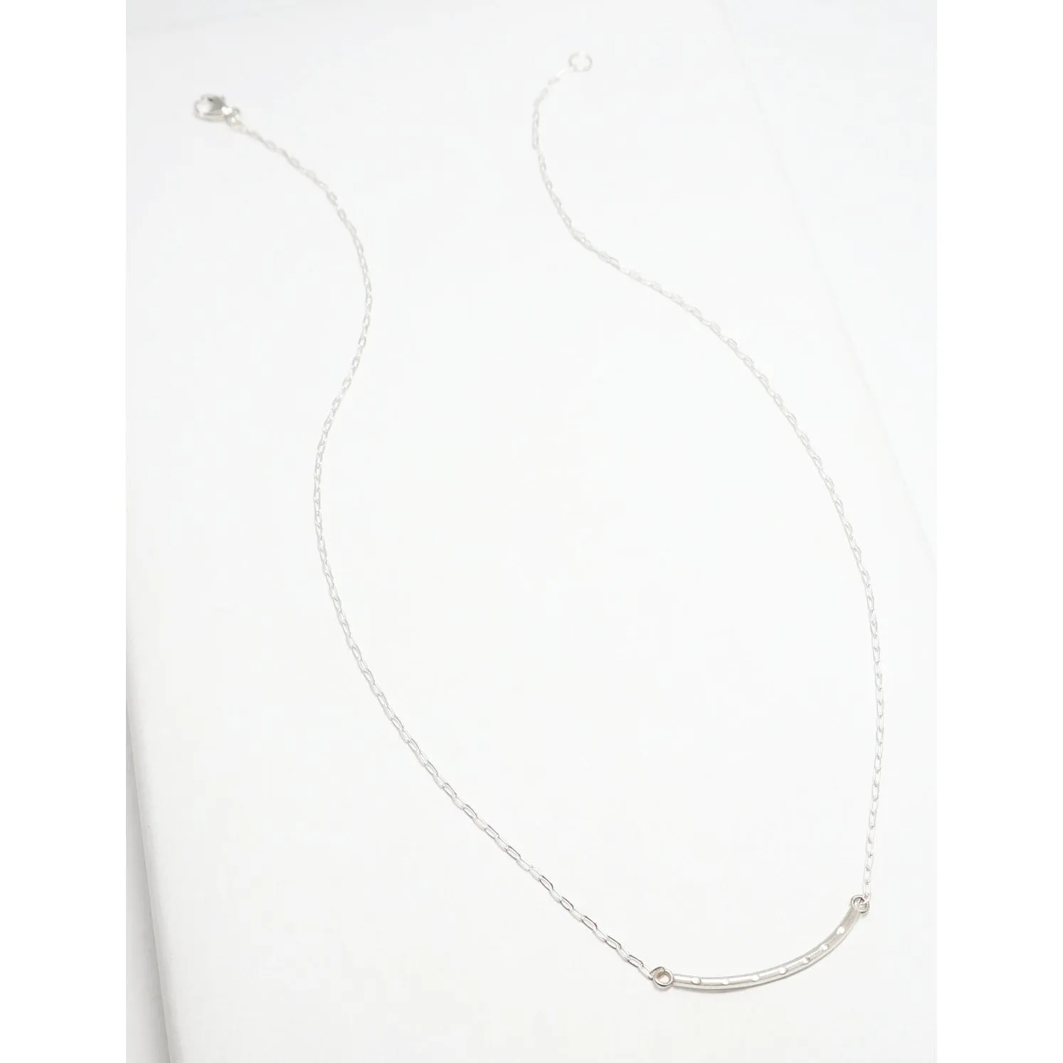 Accent Short Curved Dotted Necklace