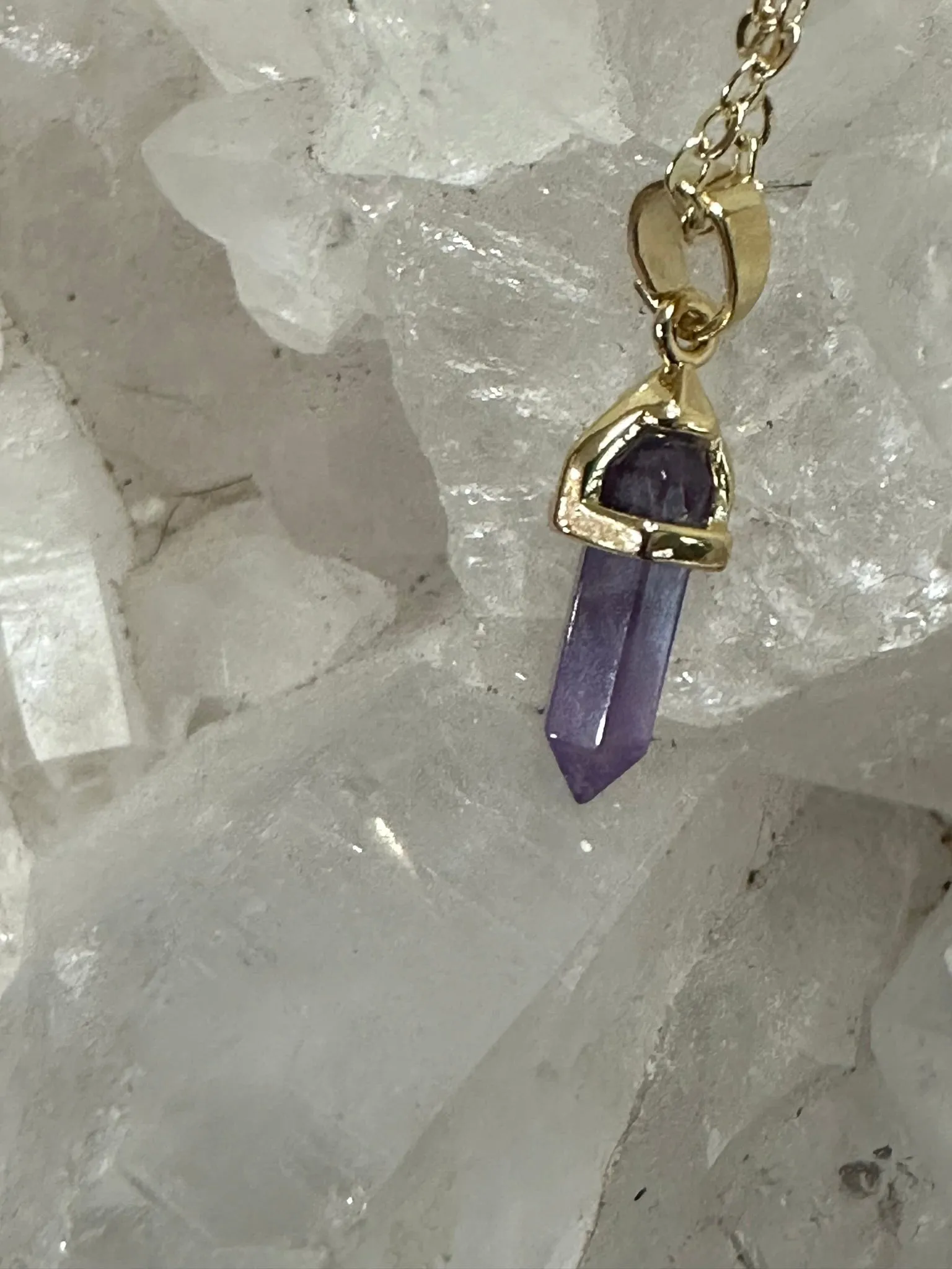 Amethyst Point Pendant