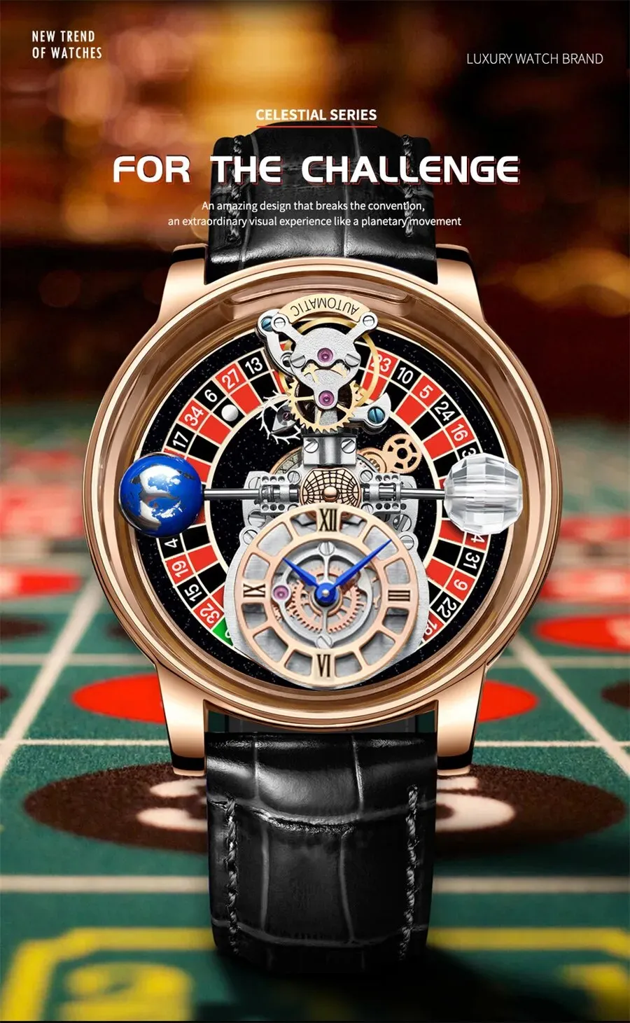 Astronomica Casino Luxury Wristwatch