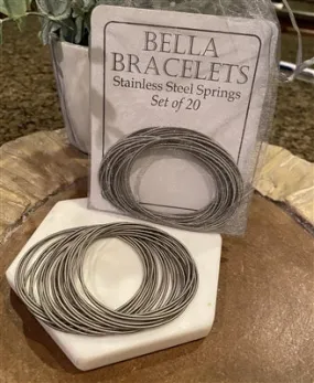 Bella Bracelets in Silver
