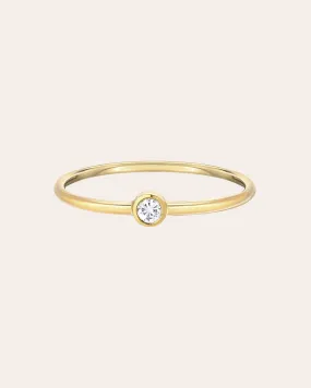 Bezel Diamond Ring