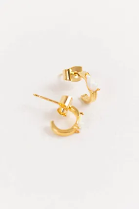 Bold Advances Earrings, Gold