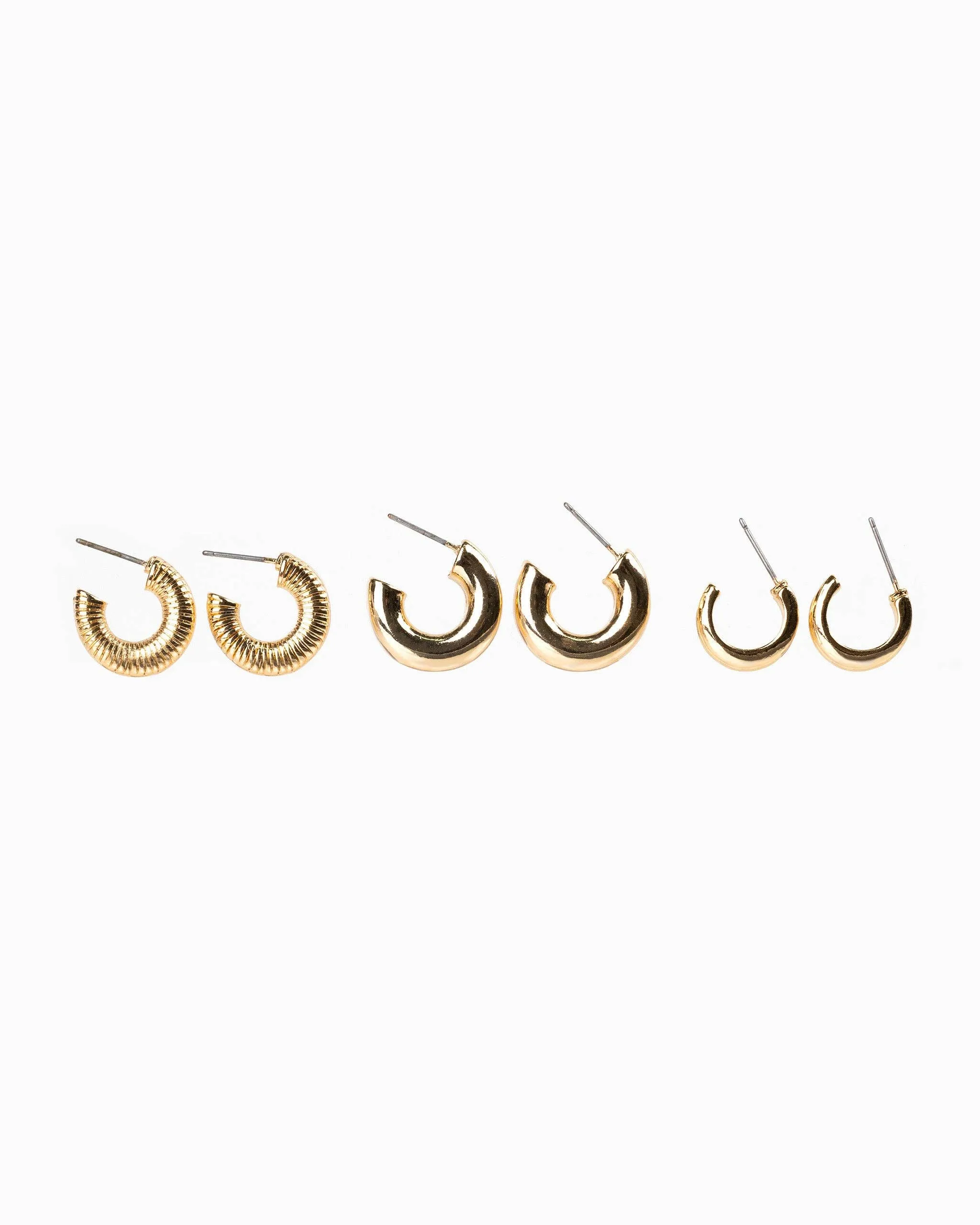 Bold Chunky Hoop Earrings