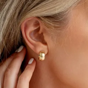 Bold Hoop Earrings | 9ct Gold