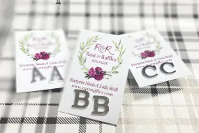 Bold Letter Initial Earrings