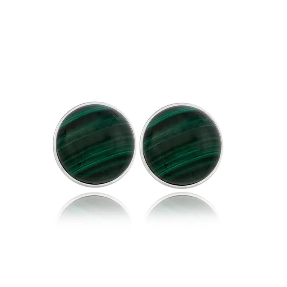 Bold Malachite Earrings