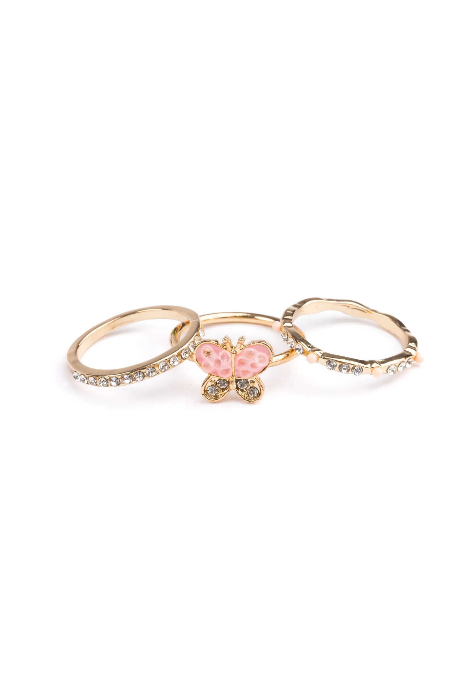 Boutique Chic Butterfly Garden Rings