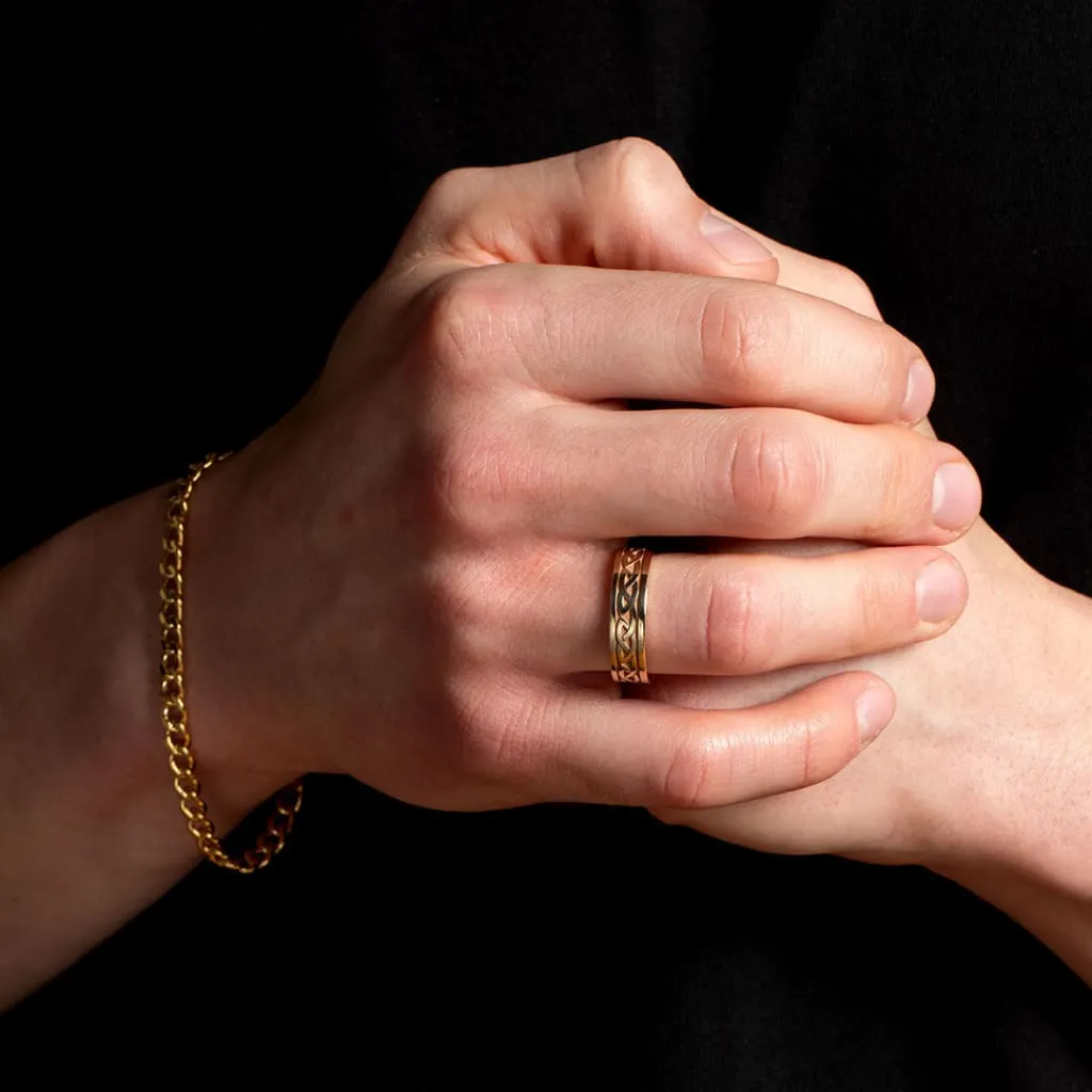 Brody | 9ct Gold Hollow Oval Curb Bracelet