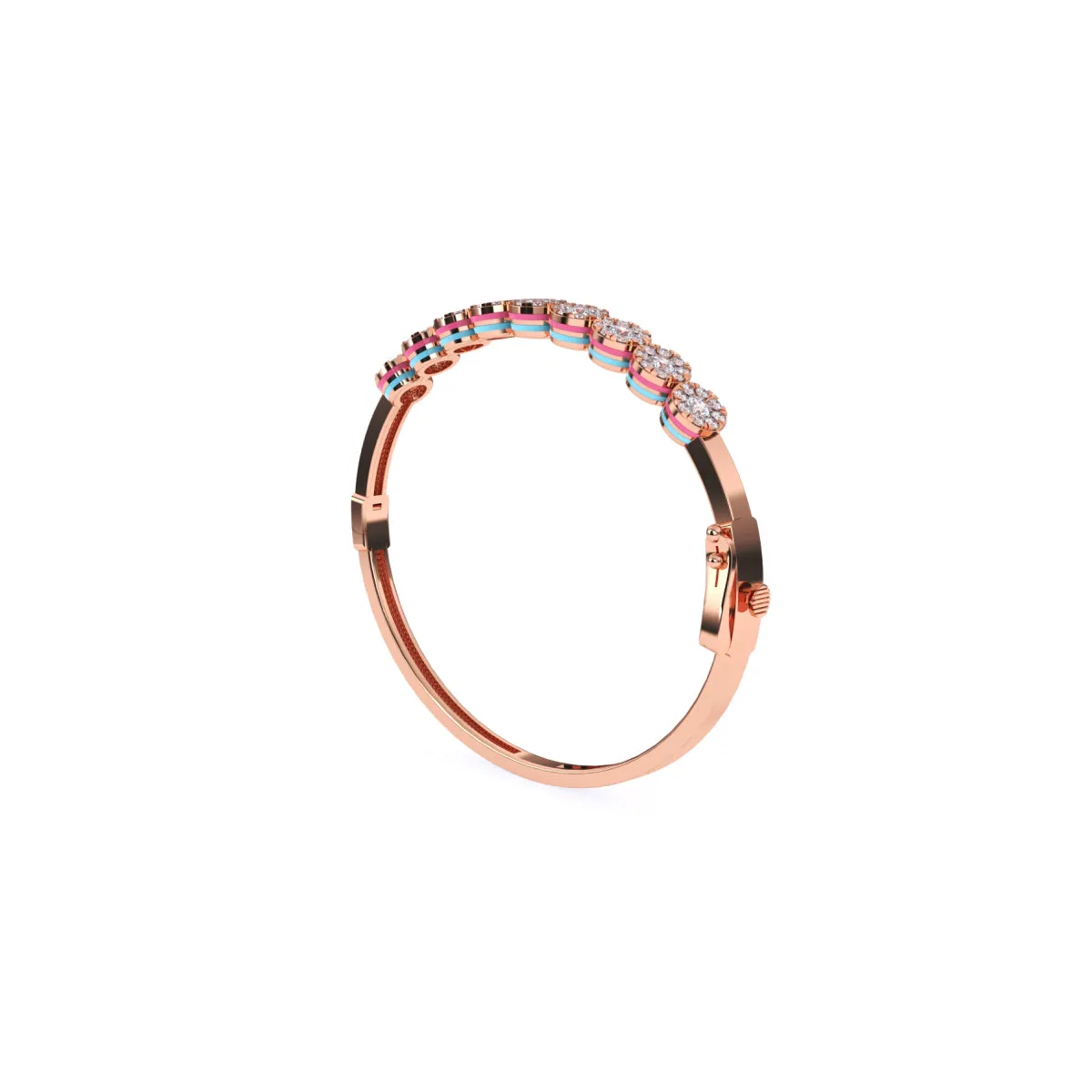 Charming Round Diamond Daily Wear Bracelet