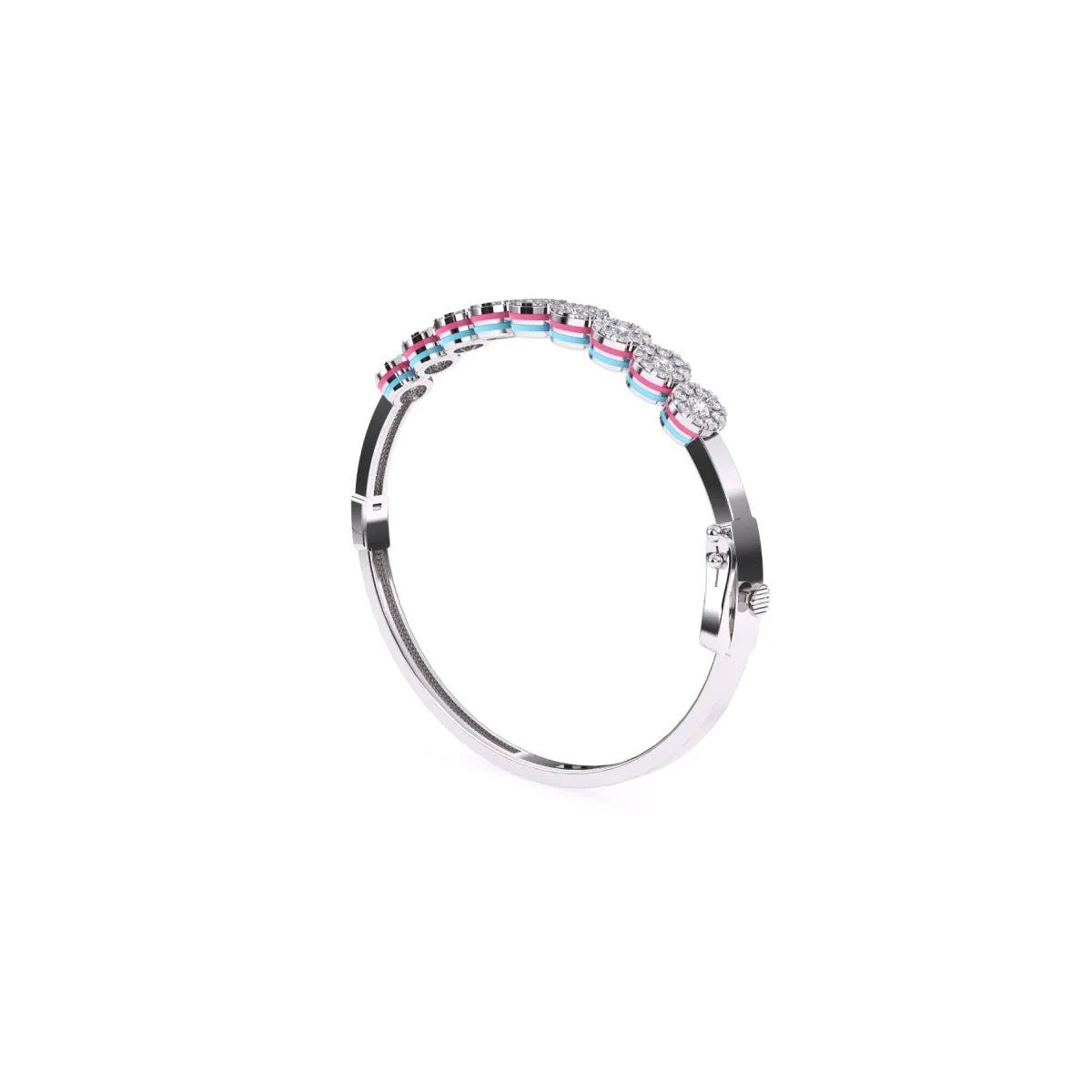 Charming Round Diamond Daily Wear Bracelet