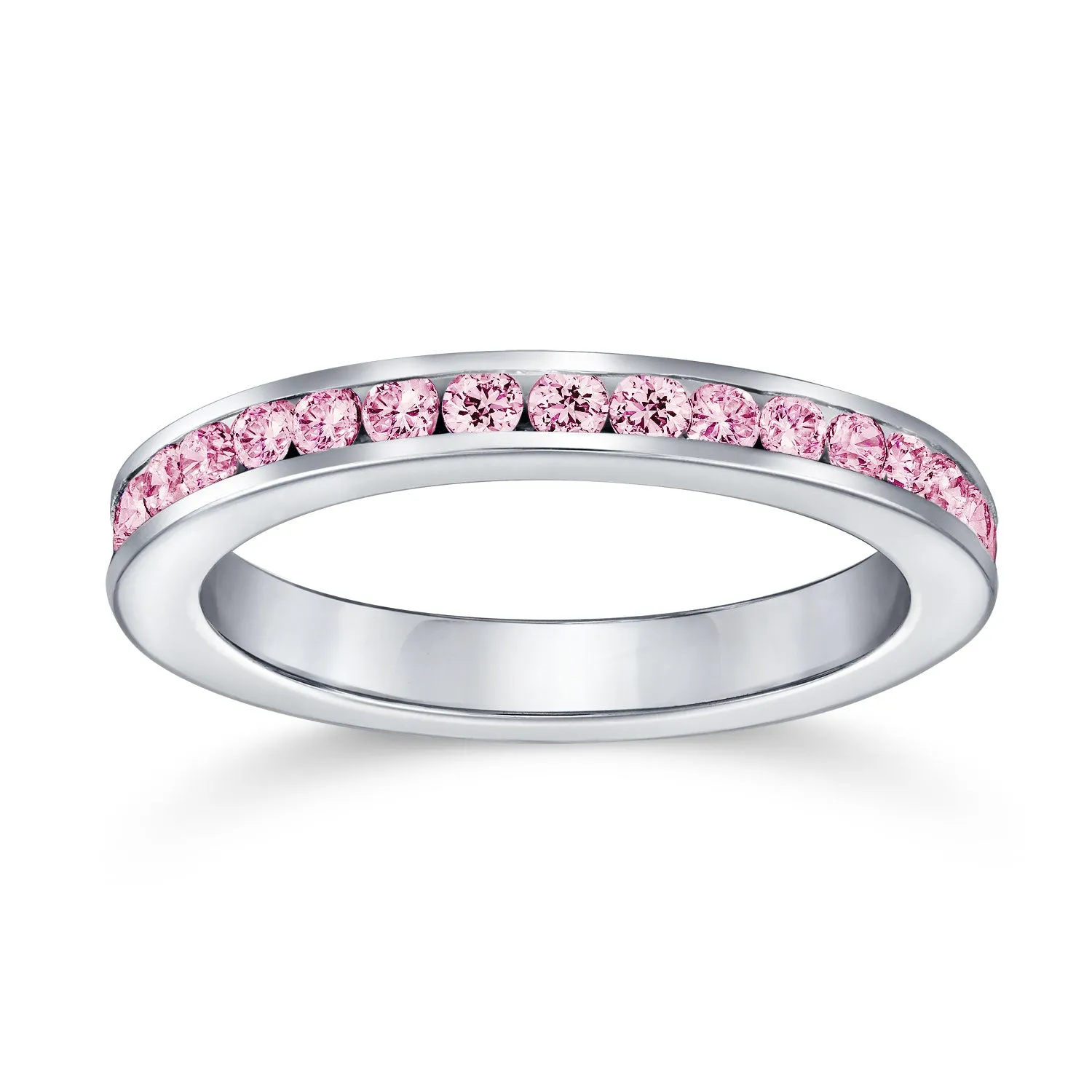 Cubic Zirconia Cocktail Statement Ring in Sterling Silver 12 Birthstone Colors