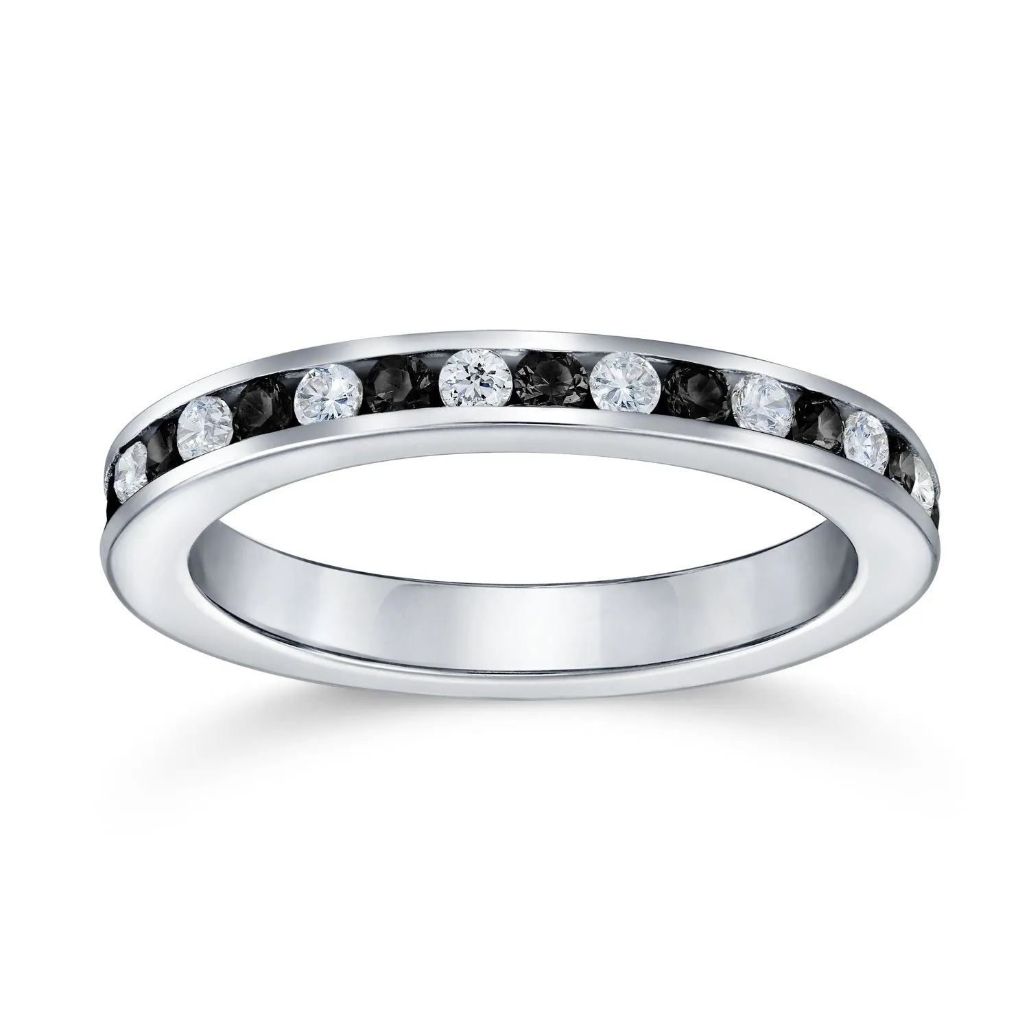 Cubic Zirconia Cocktail Statement Ring in Sterling Silver 12 Birthstone Colors