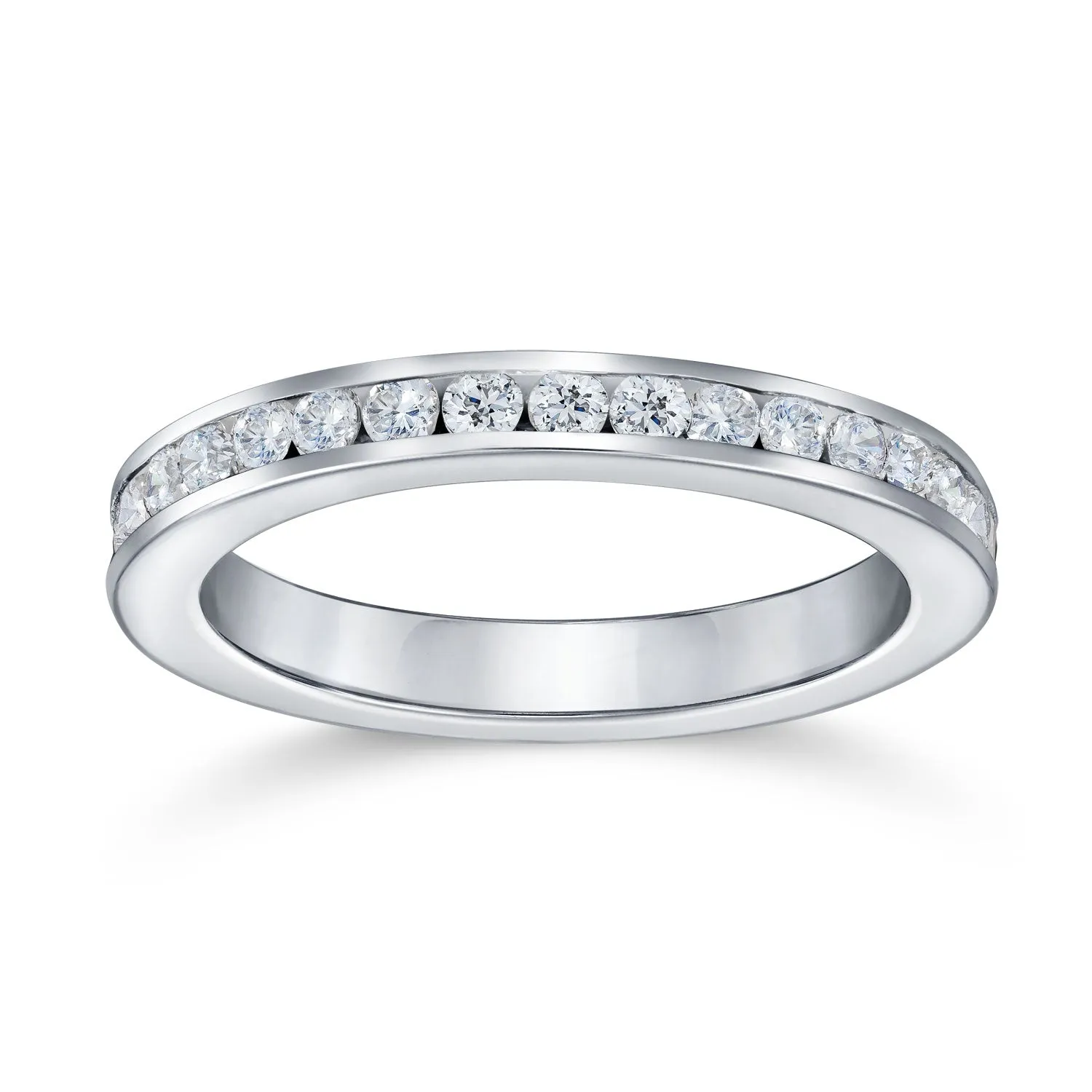 Cubic Zirconia Cocktail Statement Ring in Sterling Silver 12 Birthstone Colors