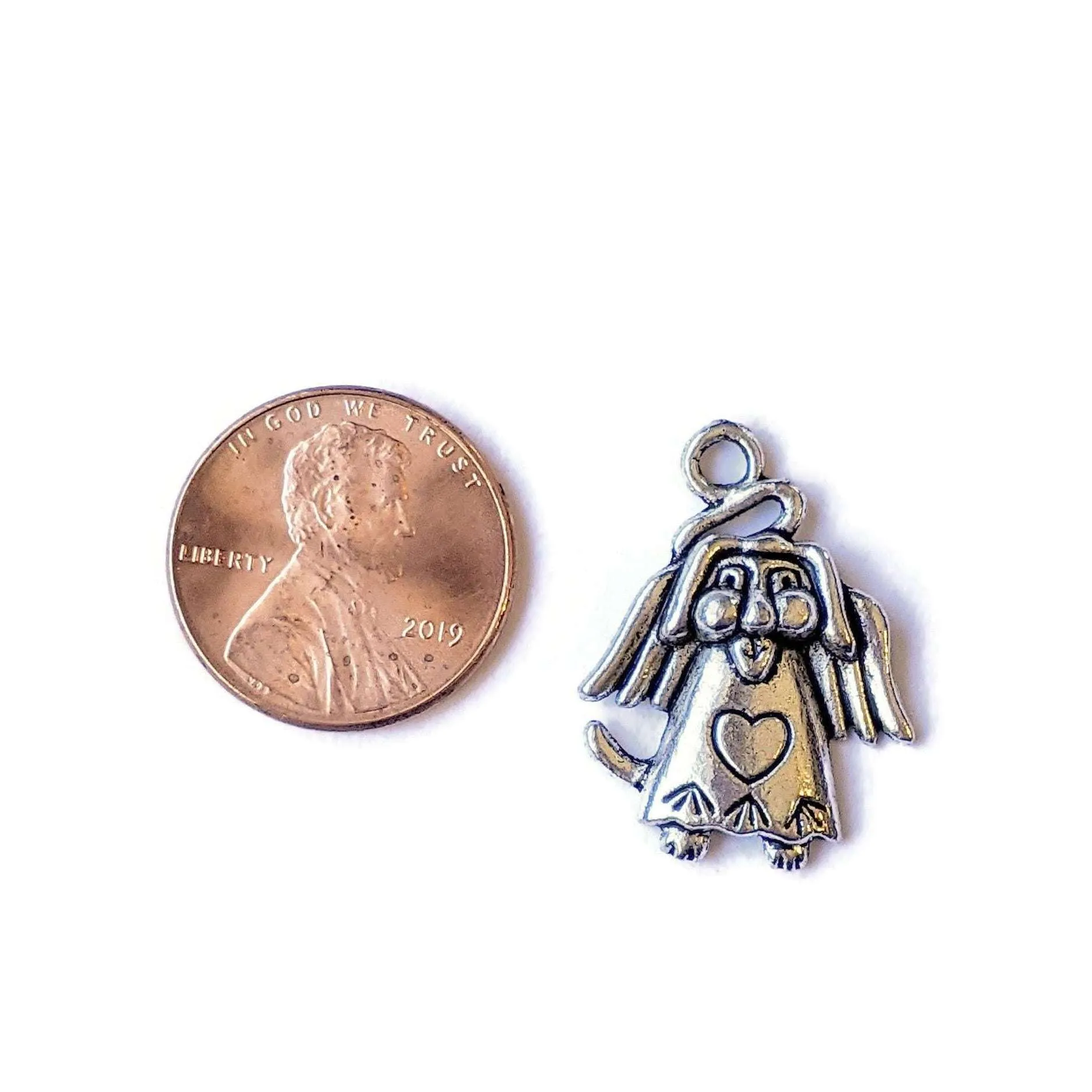Doggie Angel Charm