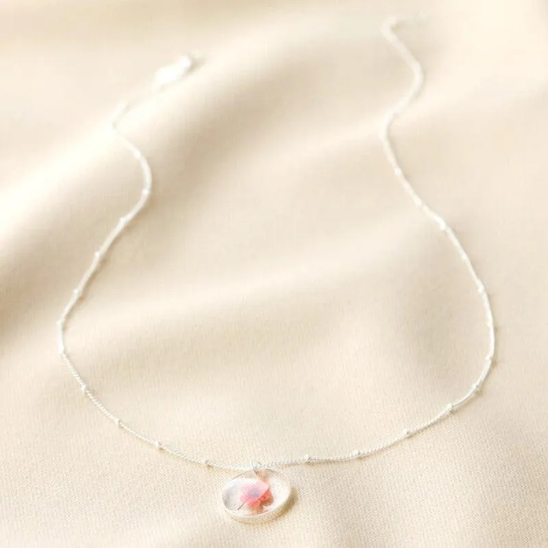 Elegant Birth Flower Necklace