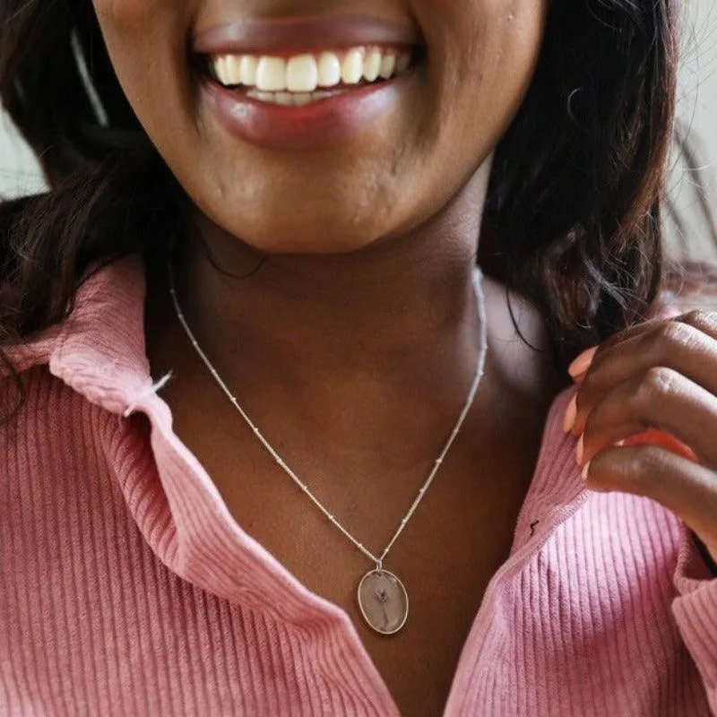 Elegant Birth Flower Necklace