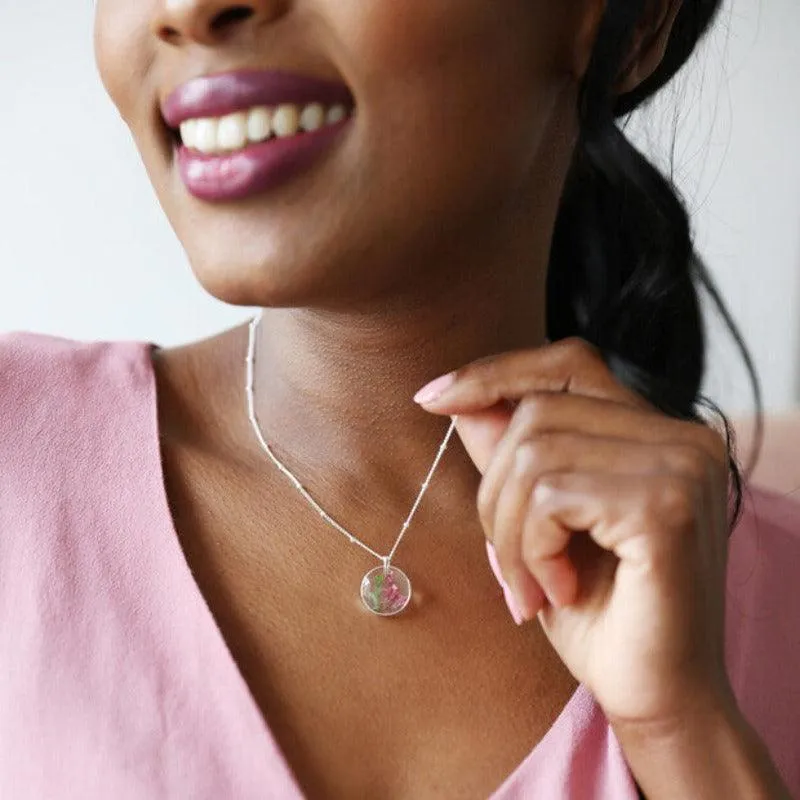 Elegant Birth Flower Necklace