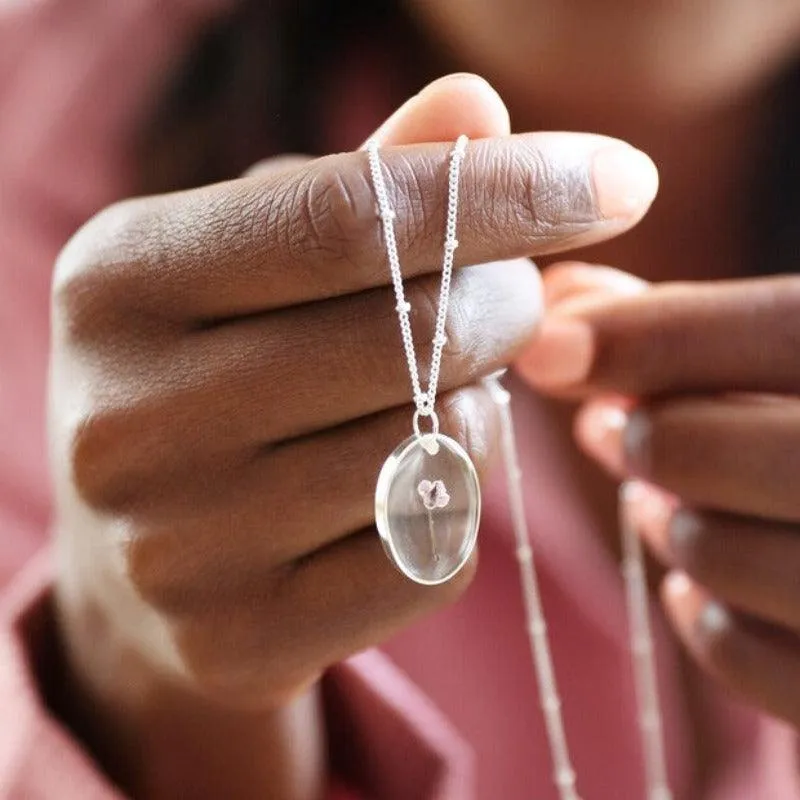 Elegant Birth Flower Necklace