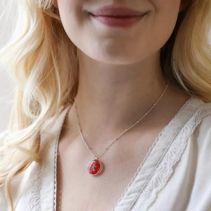 Elegant Birth Flower Necklace