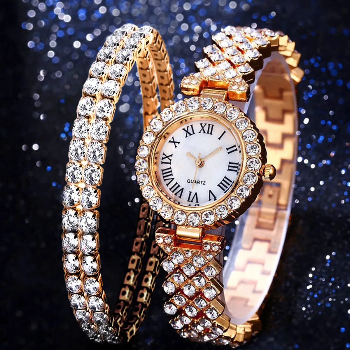 Fashion Luxury Diamond Quartz Watch