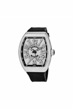 franck muller vanguard pxl iron 43mm stainless steel men's watch