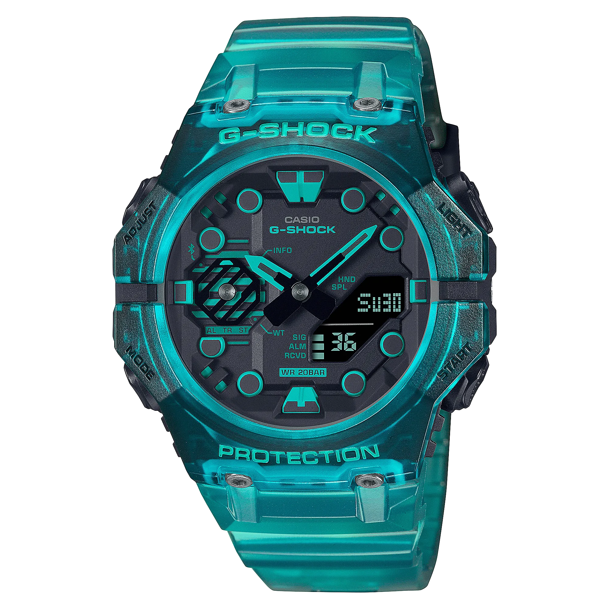 G-Shock Analog Digital DUO Blue Resin Band Watch GAB001G-2A