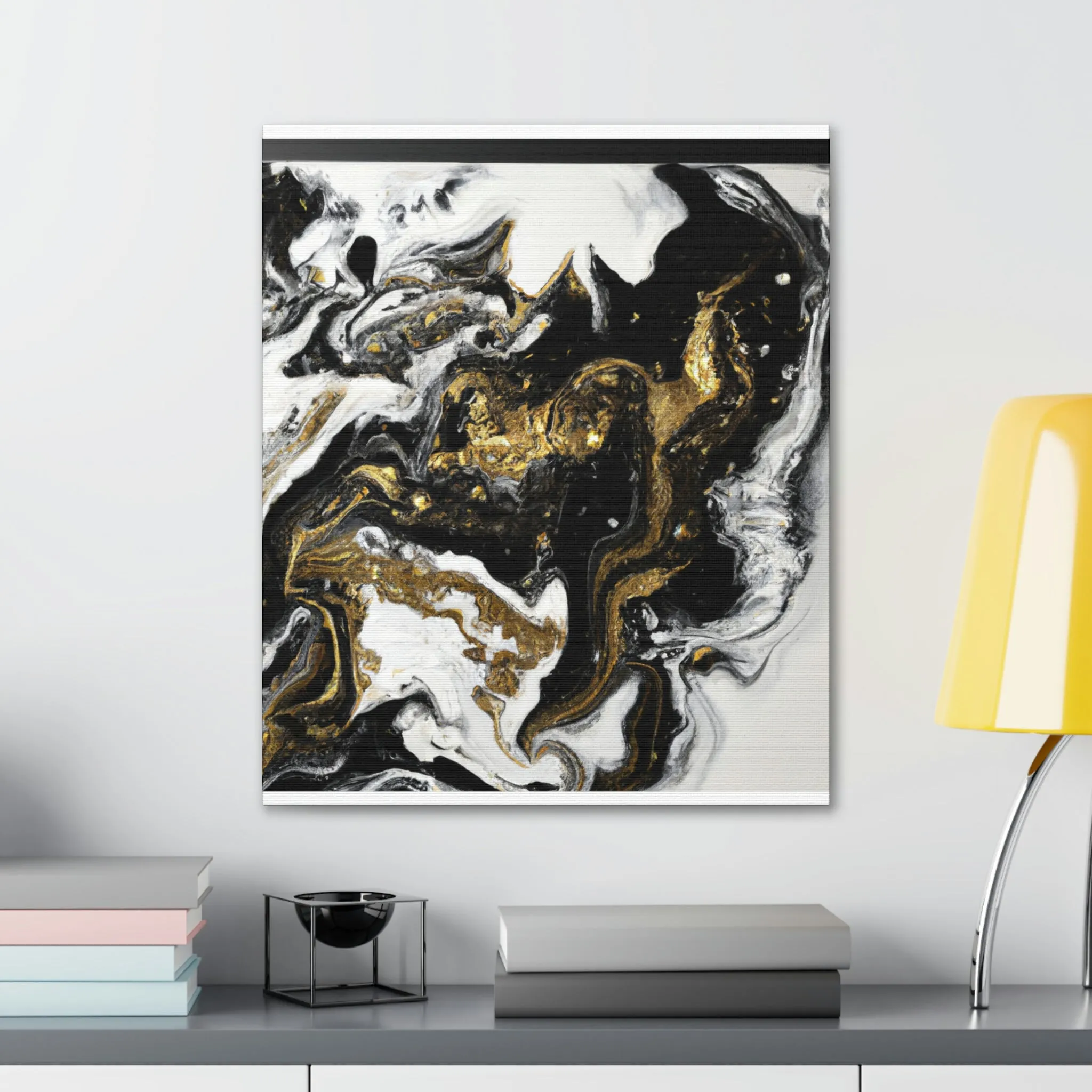 Gleaming Shadowscape. - Canvas