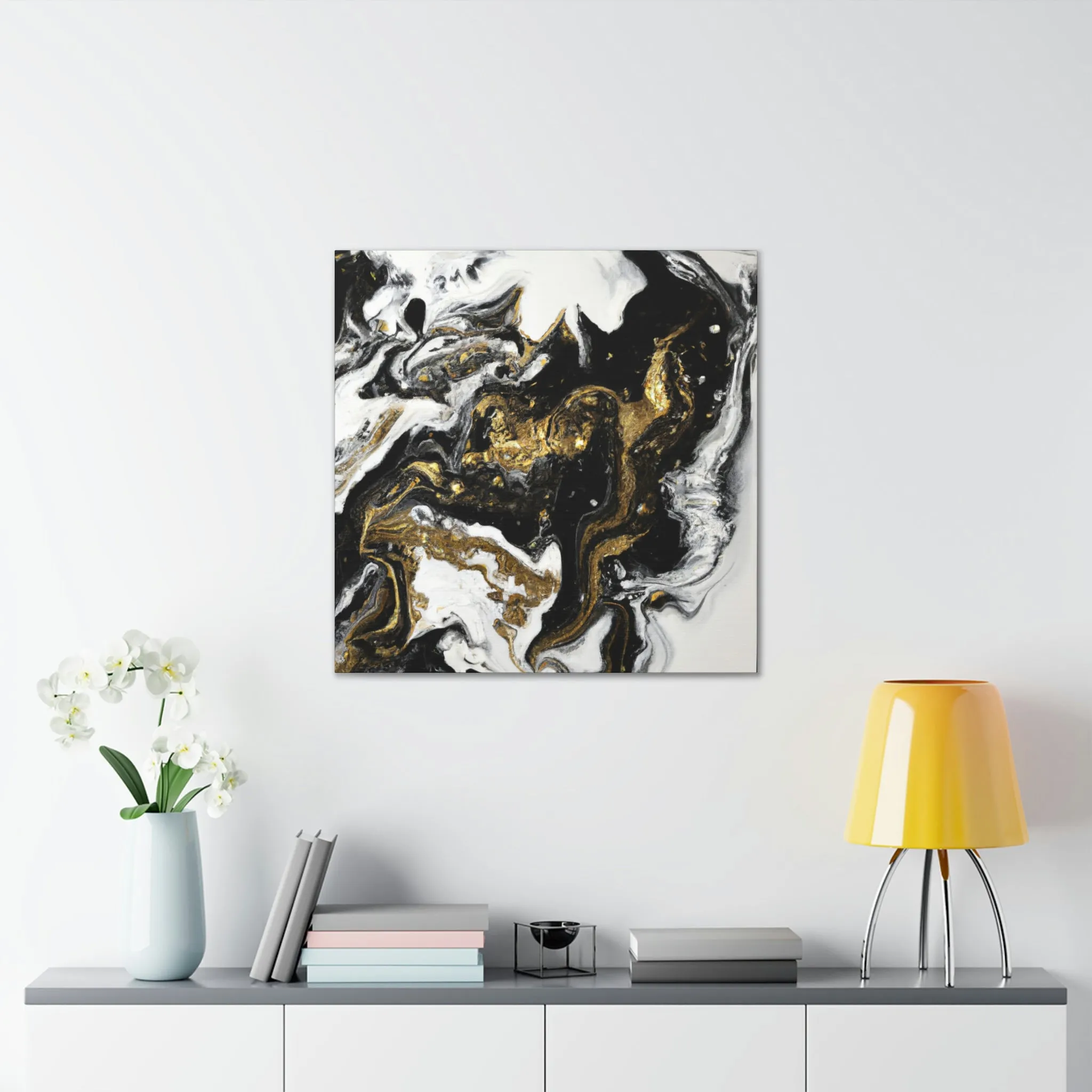 Gleaming Shadowscape. - Canvas