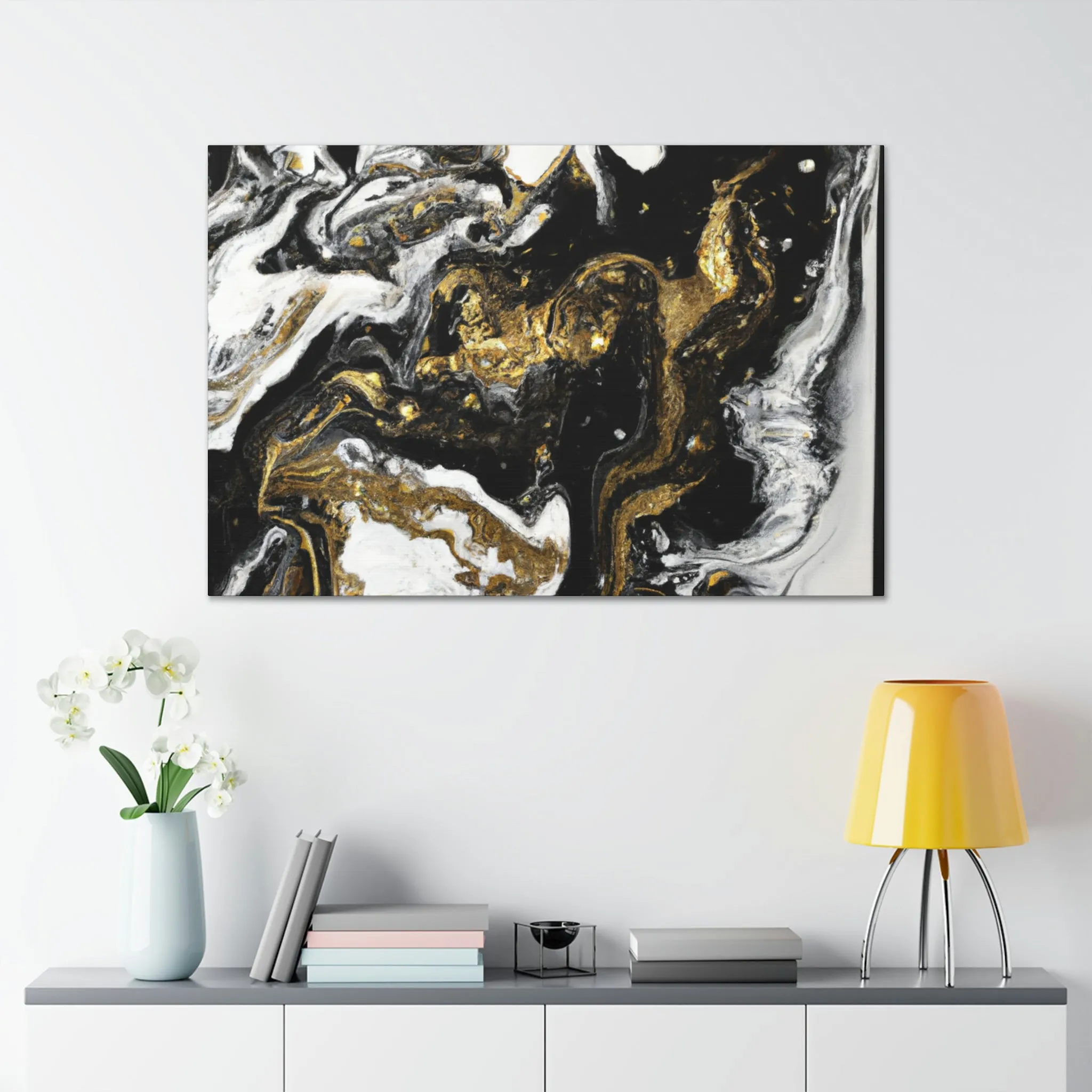Gleaming Shadowscape. - Canvas