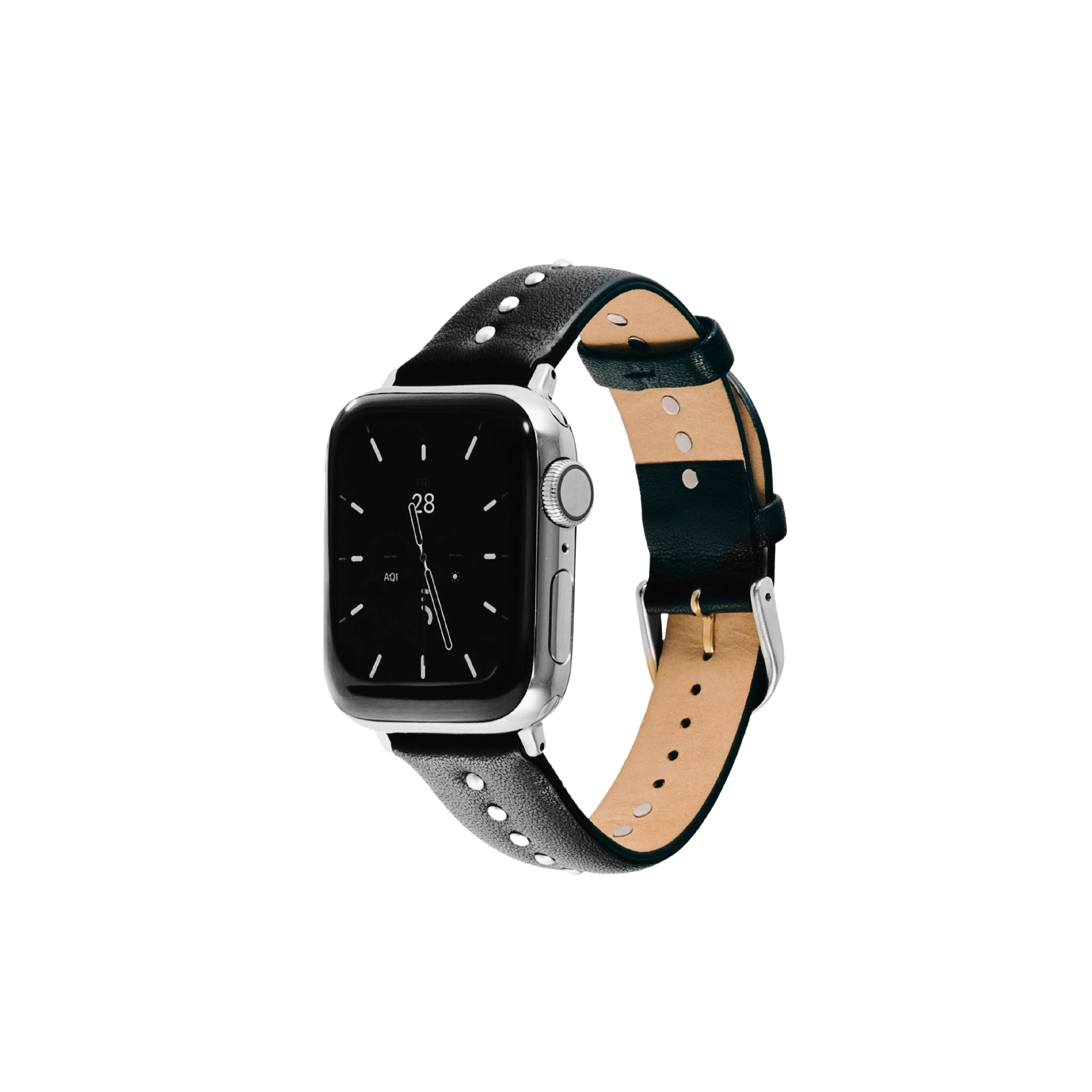Goldenerre Black Stud Band for the Apple Watch