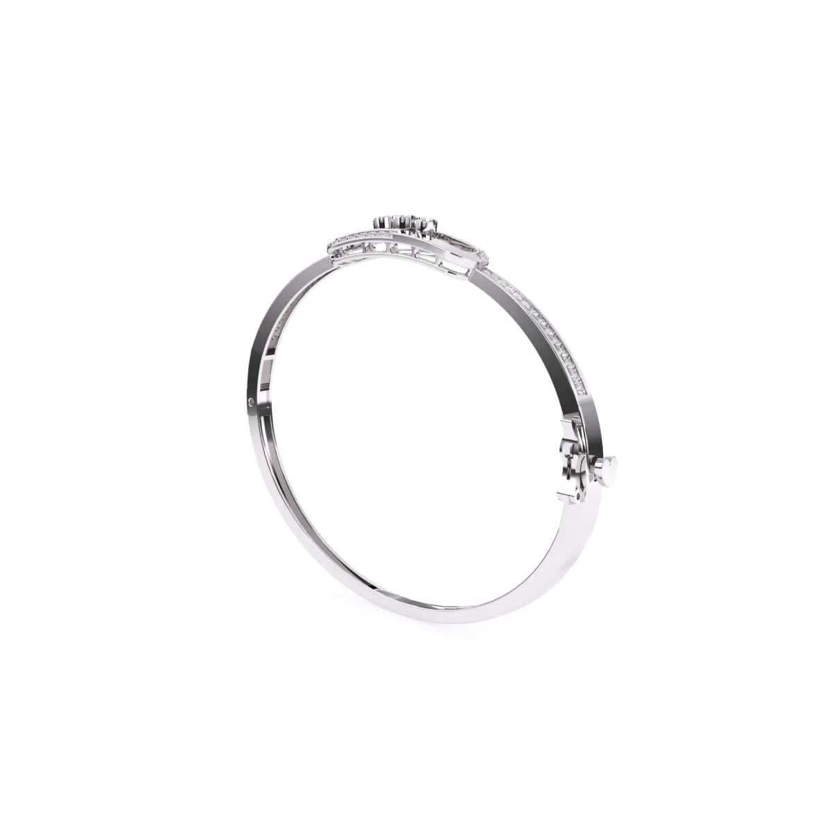 Gorgeous Half Eternity Diamond Bracelet