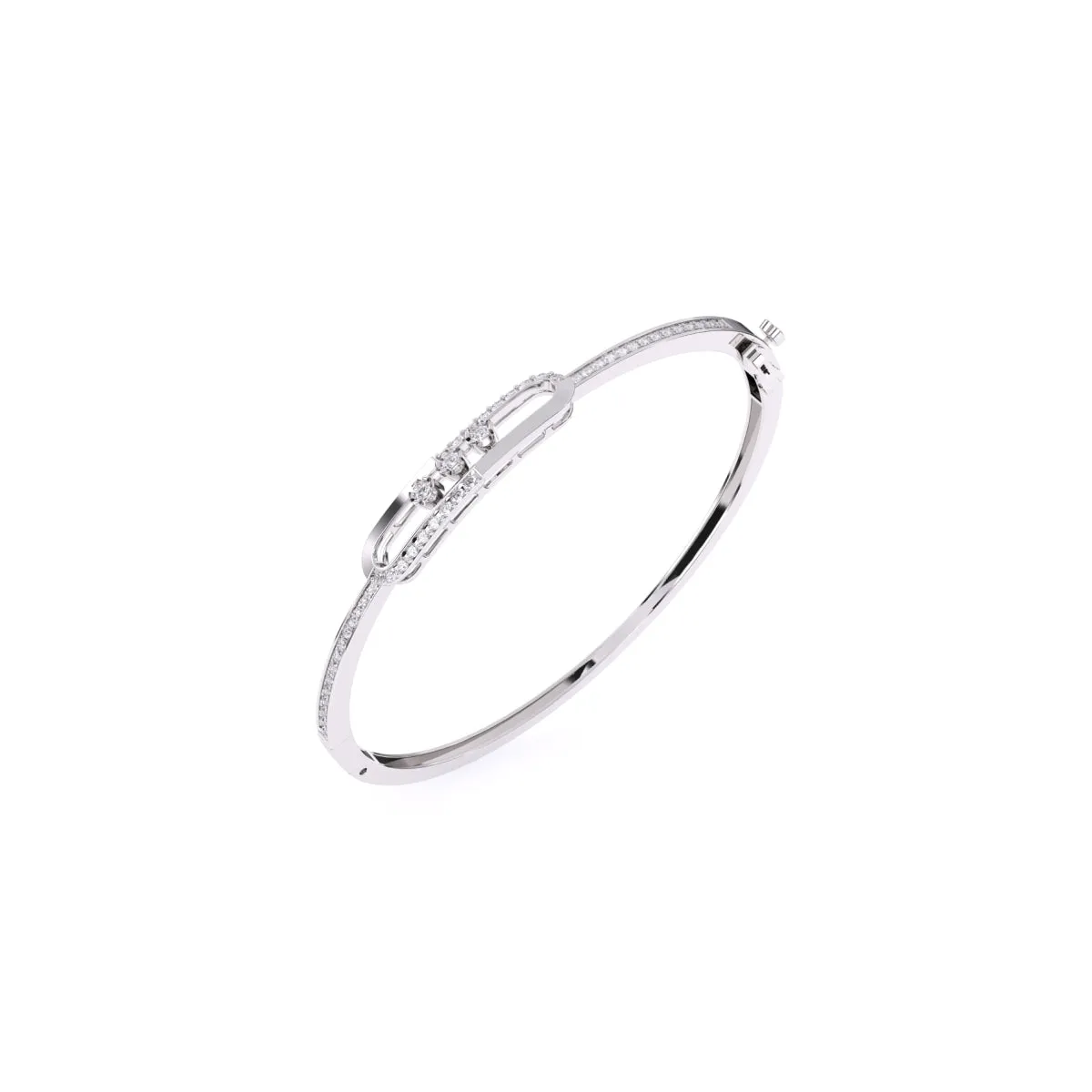 Gorgeous Half Eternity Diamond Bracelet