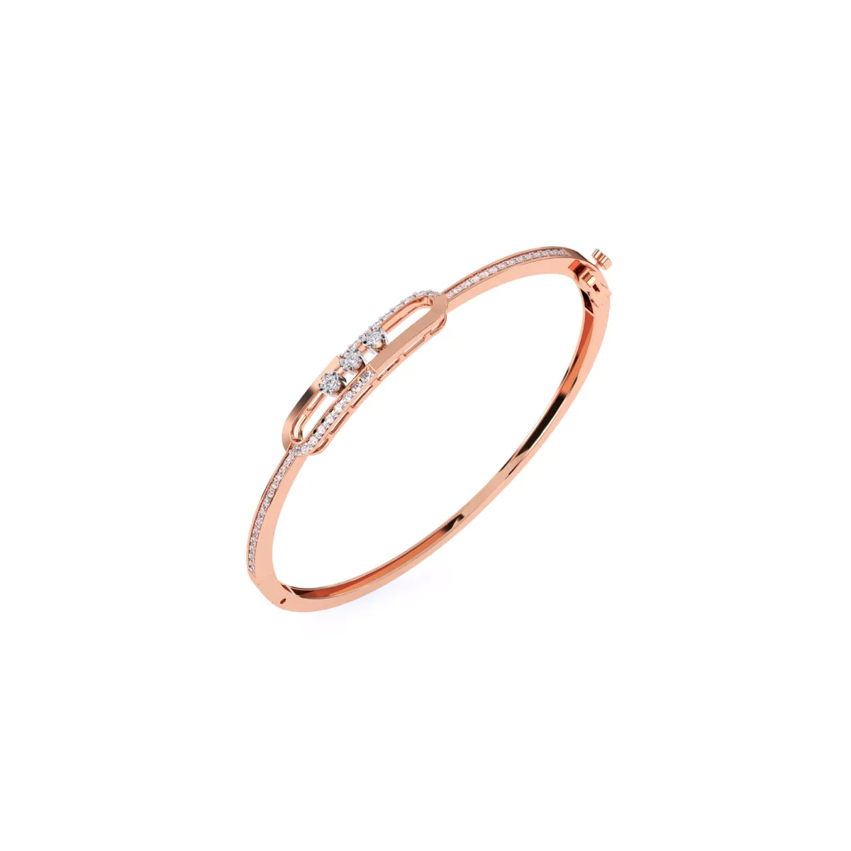 Gorgeous Half Eternity Diamond Bracelet