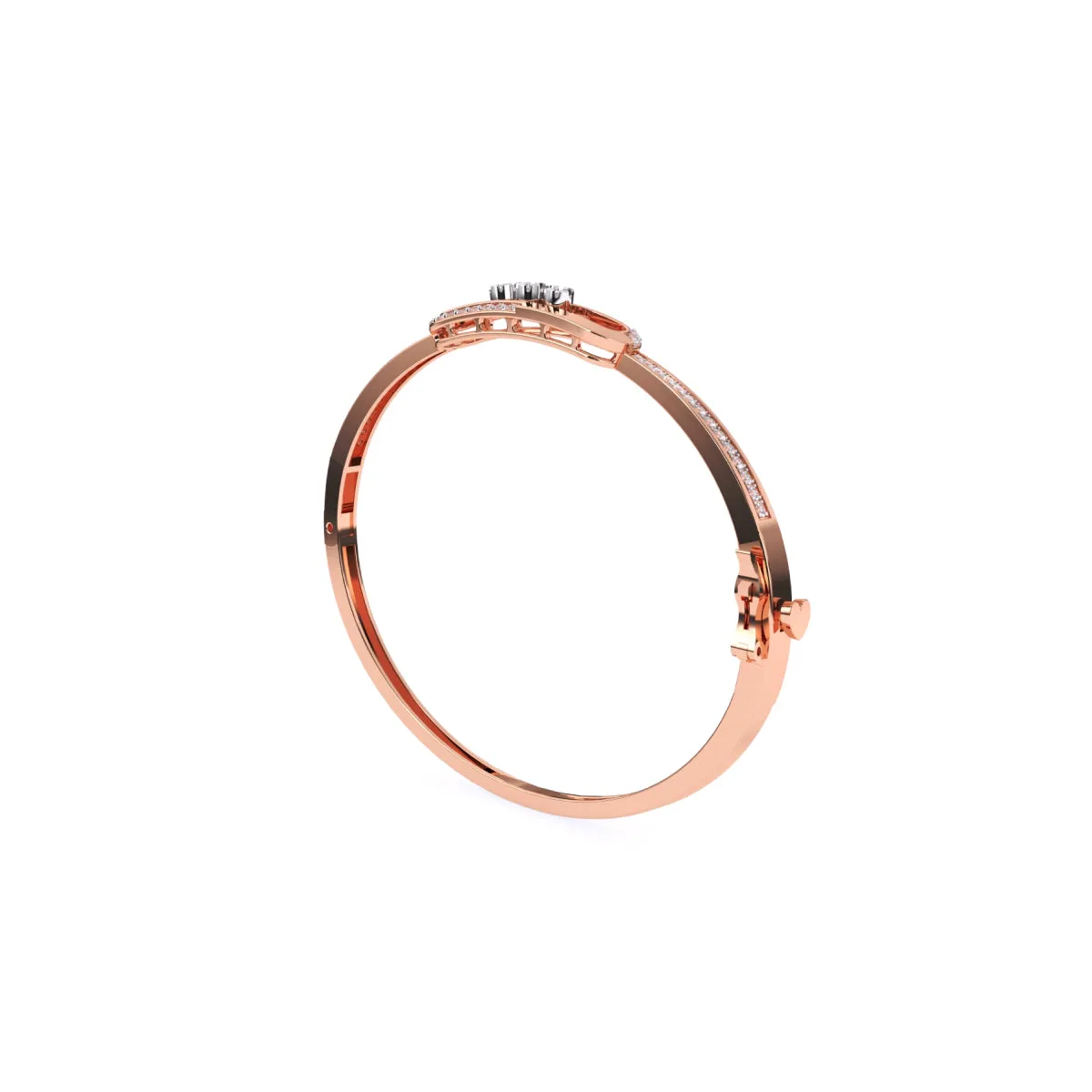 Gorgeous Half Eternity Diamond Bracelet