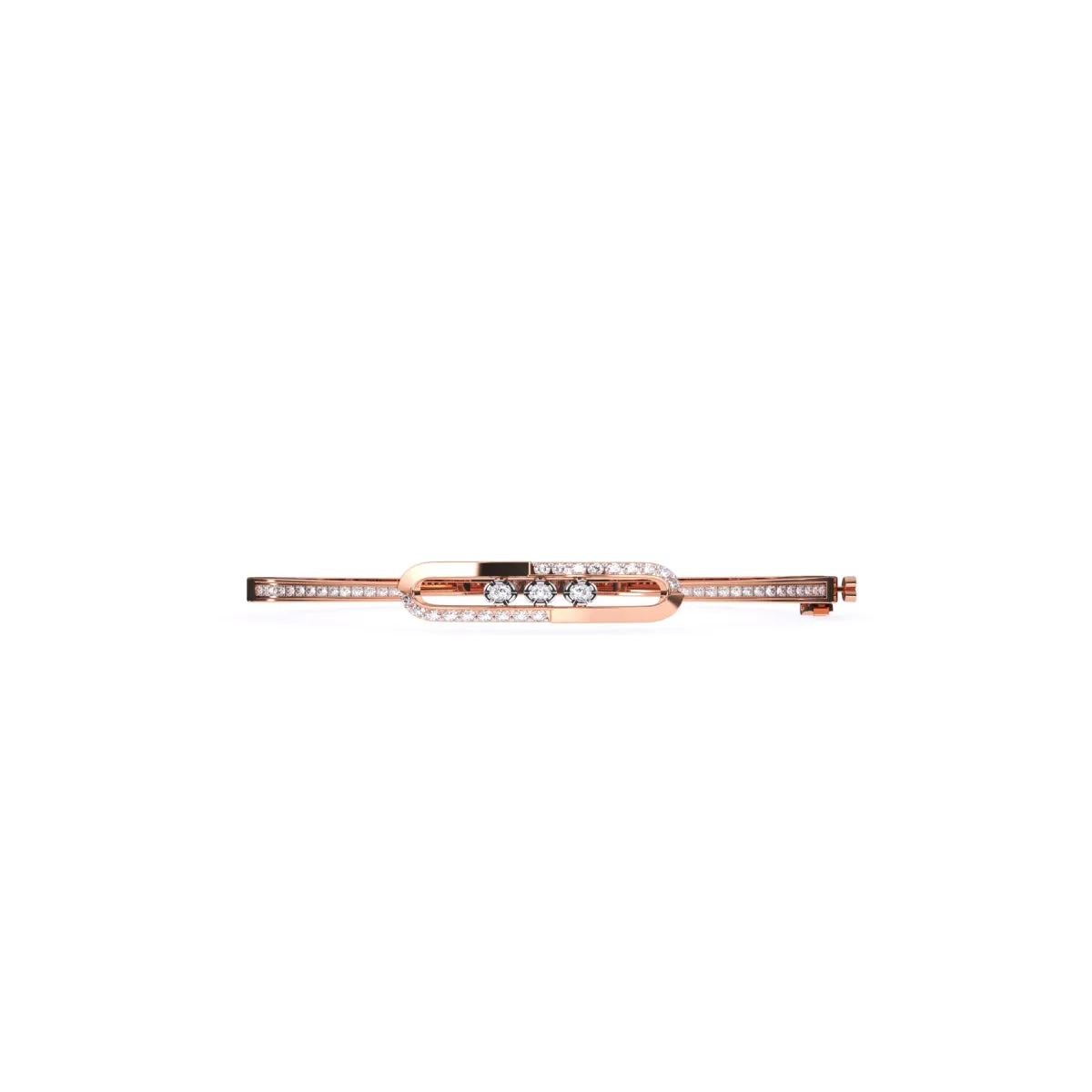 Gorgeous Half Eternity Diamond Bracelet