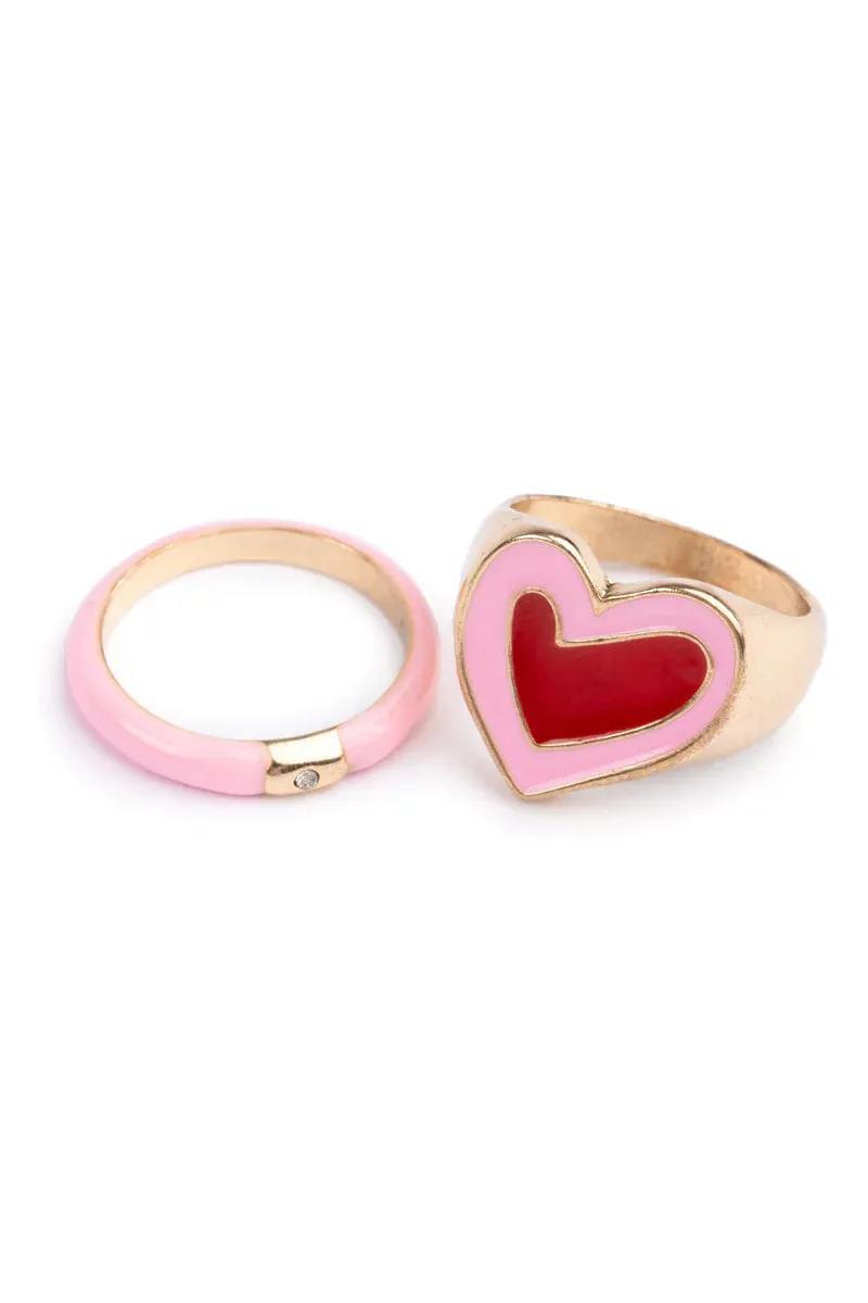 Great Pretenders Rings - Boutique Chic Tickled Pink