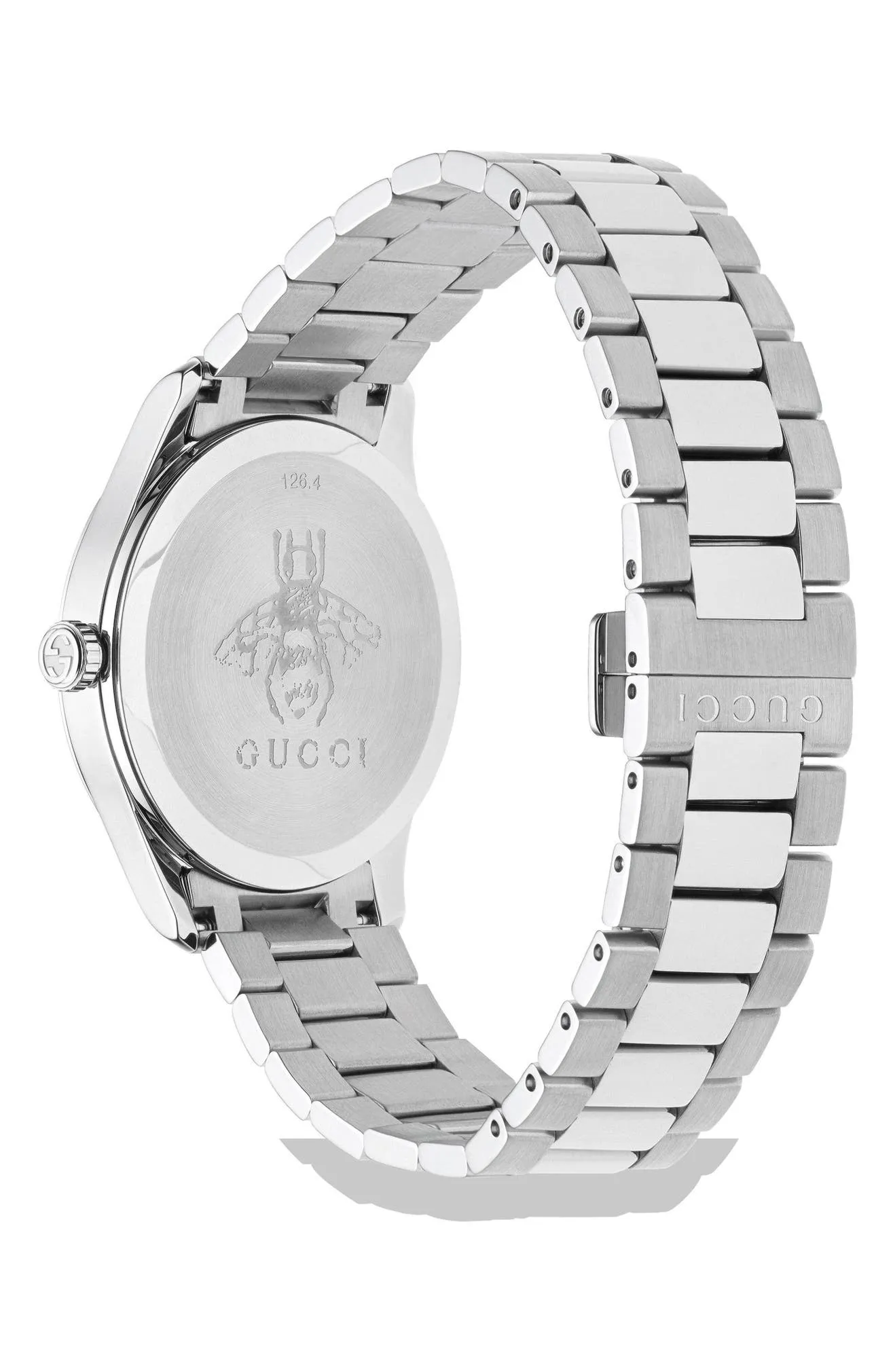 Gucci YA1264076 G-Timeless Bracelet, 38mm Unisex Watches Lexor Miami