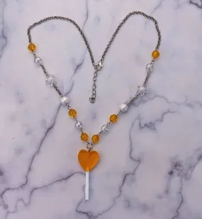 Heart Lollipop Necklace