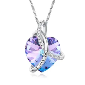 I Love Your Heart Swarovski Crystal Necklace