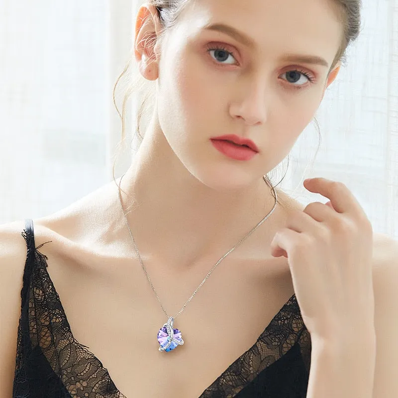 I Love Your Heart Swarovski Crystal Necklace