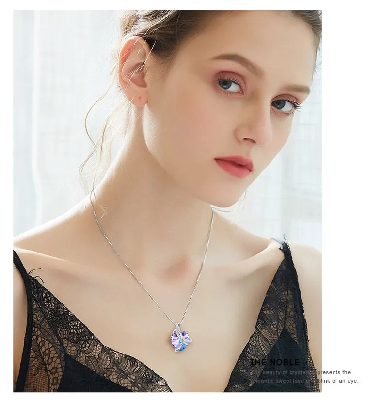 I Love Your Heart Swarovski Crystal Necklace