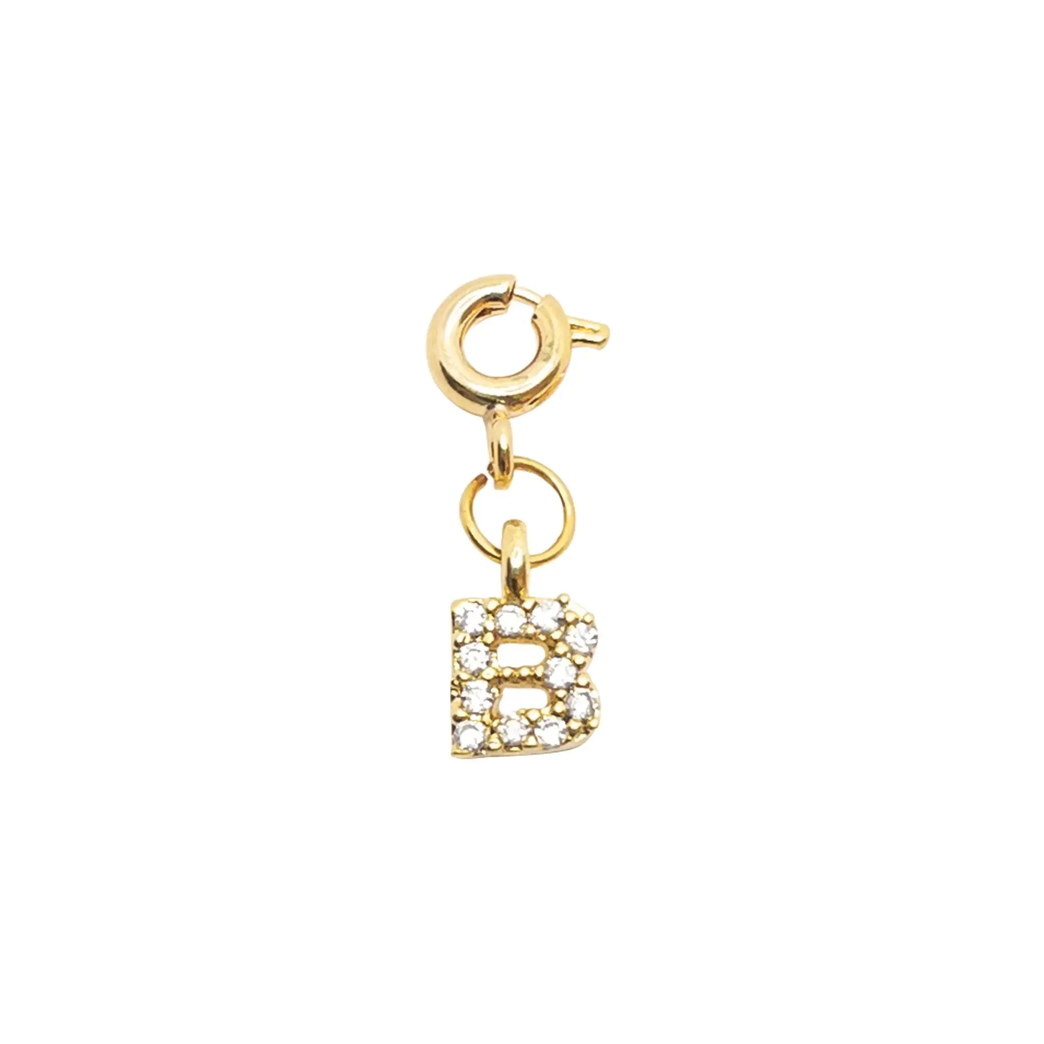 Initial B - Gold Charm