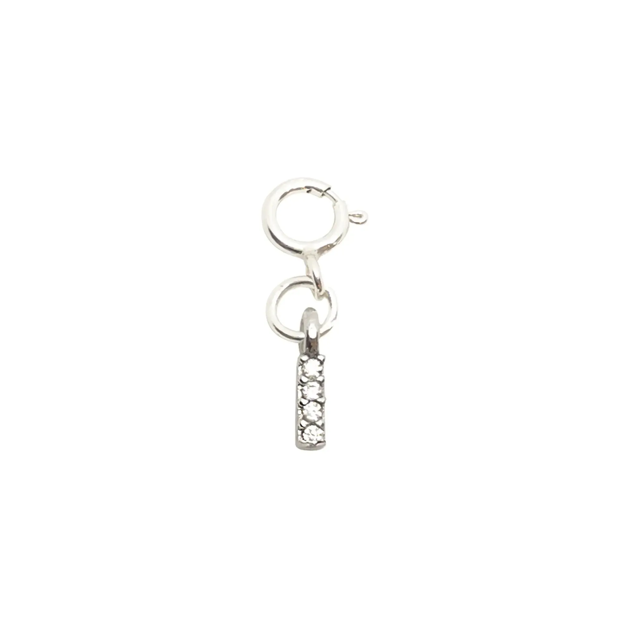 Initial I - Silver Charm