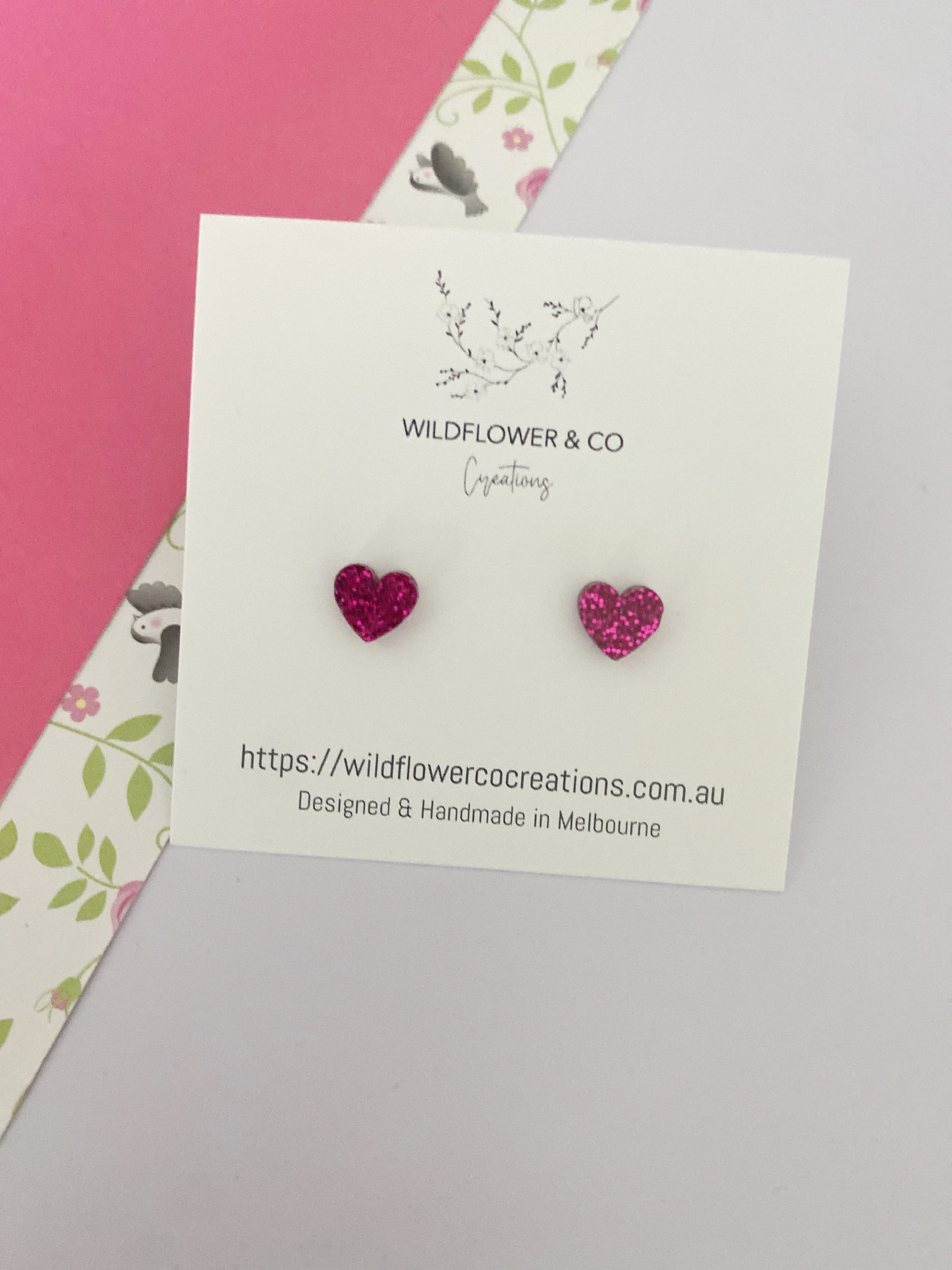 Itty Bitty Heart Studs