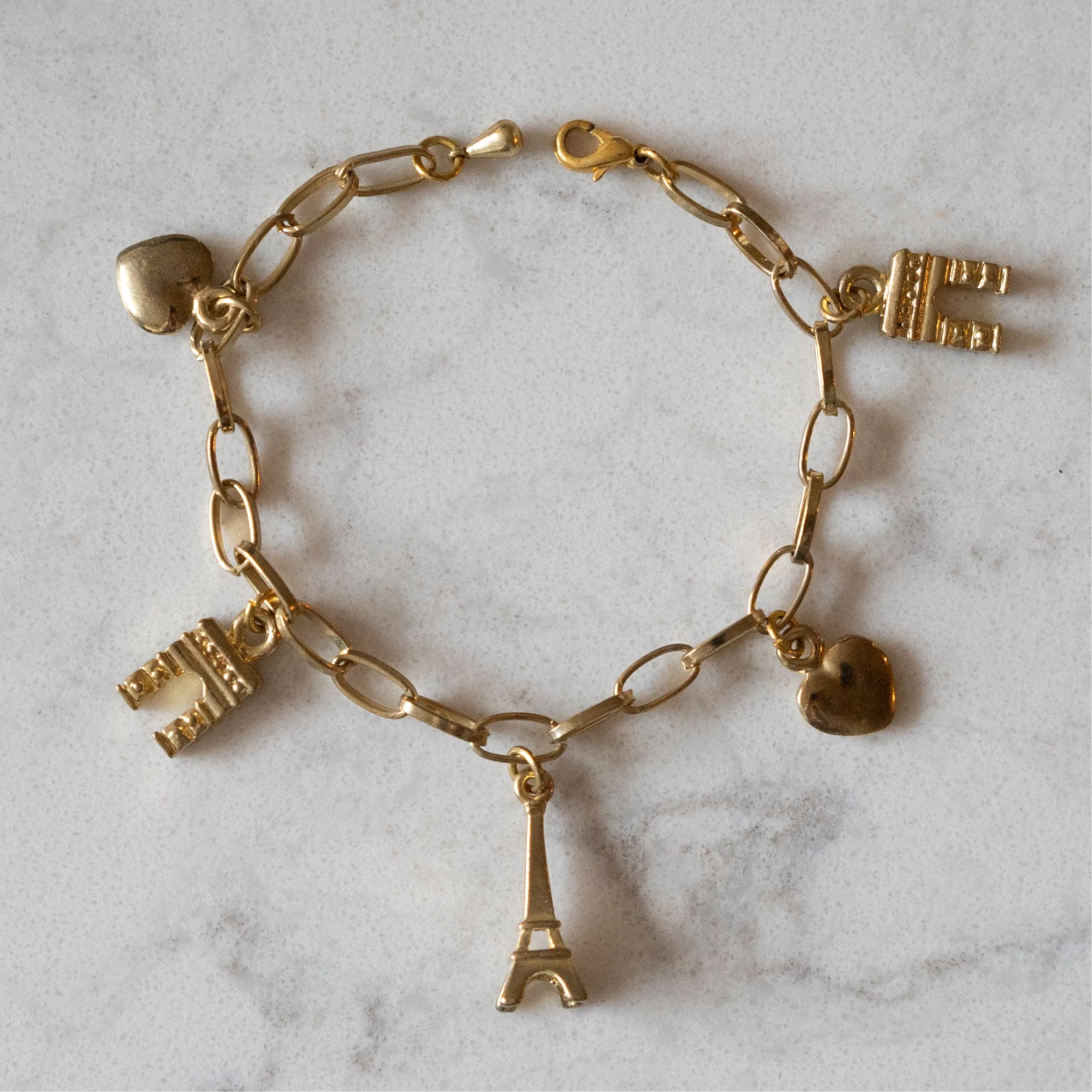 J'adore Beddor Vintage Gold Charm Bracelets