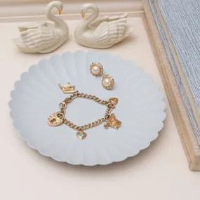 J'adore Beddor Vintage Gold Charm Bracelets